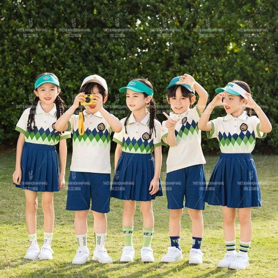 Đồng phục mùa hè trường mầm non