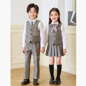 Đồng phục xuân thu trường mầm non