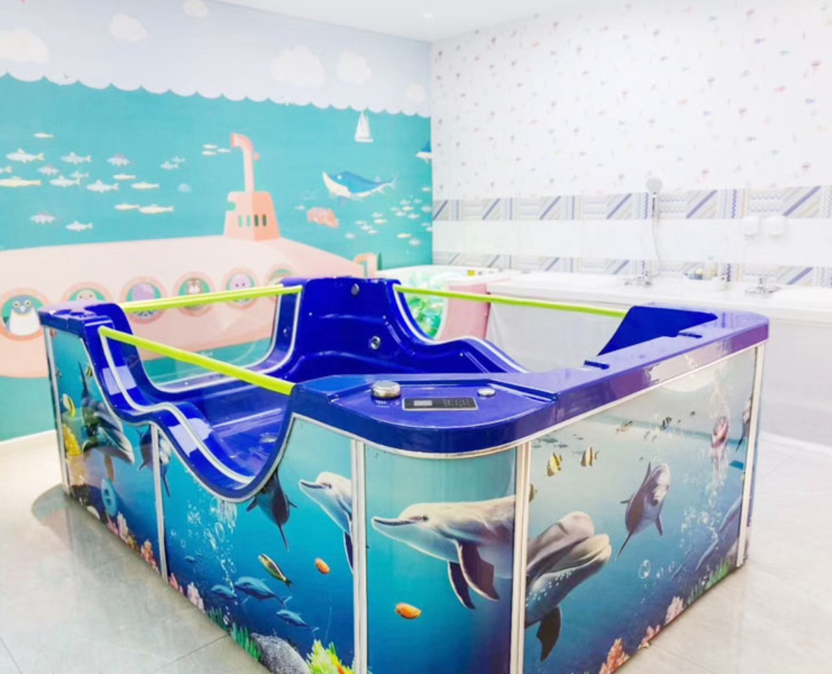 Bể bơi thủy liệu mầm non F025
